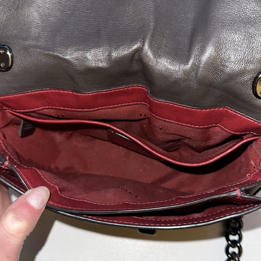 Used Coach Leather Crossbody / Shoulder Bag - Picture 4 of 6